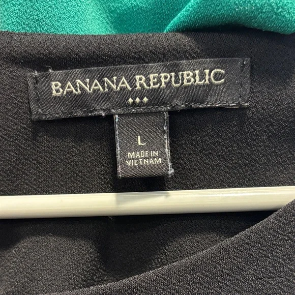 Banana Republic Women's Ruffle Blouses - Blue, Black, Green - Picture 2 of 9